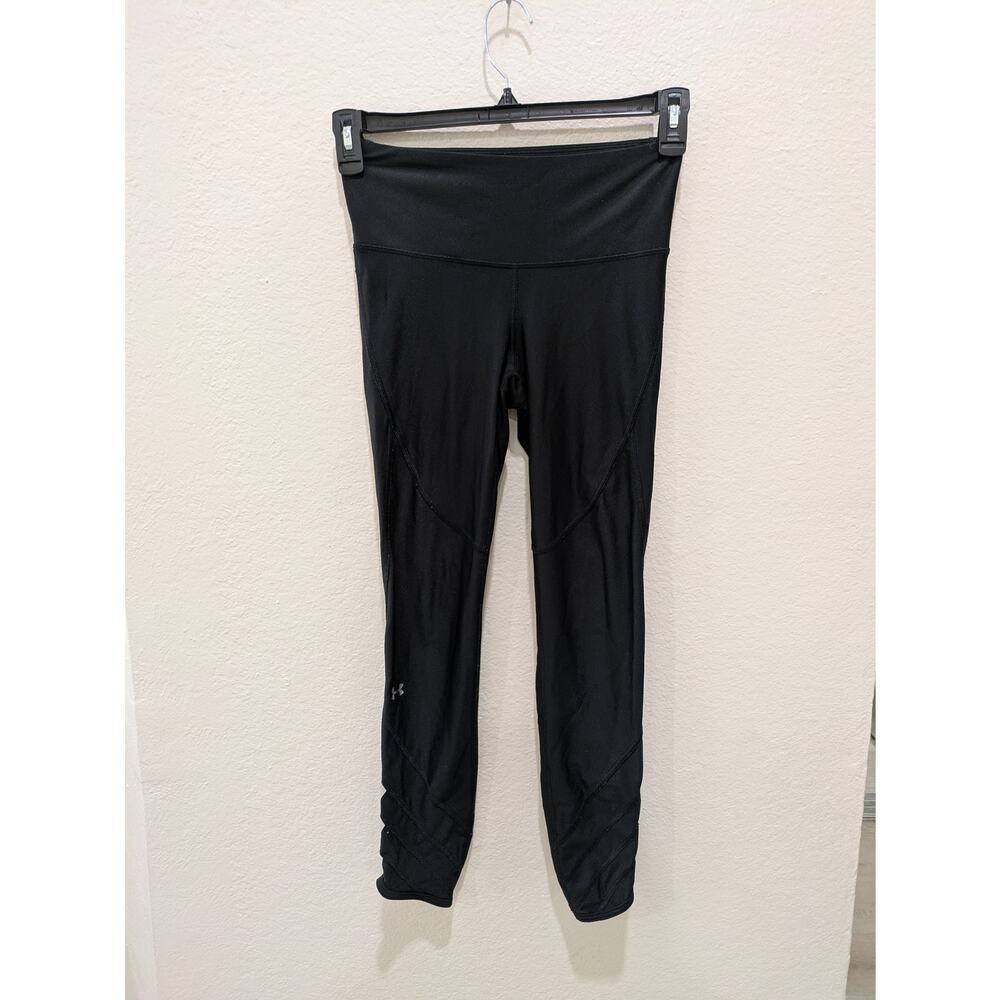 Under Armour Heat Gear‎ Compression Leggings Womens S Full Length Gym Yoga Black